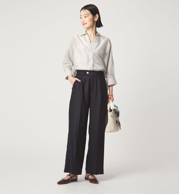 UNITED ARROWS green label relaxing「カールマイヤー スキッパー ポケット シャツ マシンウォッシャブル 通気性」|シャツ・ブラウス|