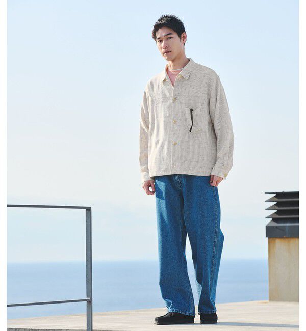 UNITED ARROWS green label relaxing「シアー プリペラ シャツ ブルゾン」|シャツ・ブラウス|