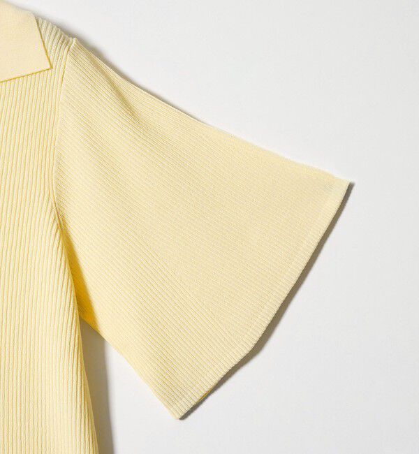 EMMEL REFINES「＜EMMEL REFINES＞EM HW リブ フレア ショートスリーブ カーディガン」|カーディガン|