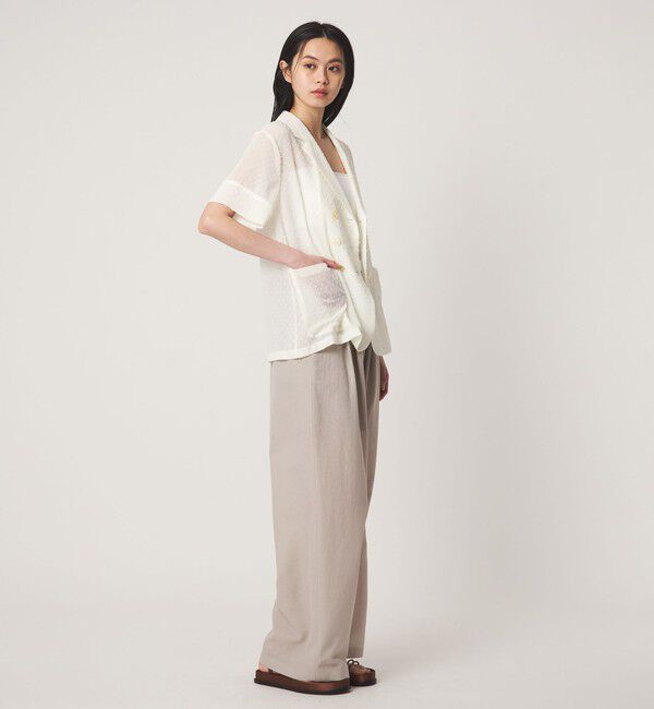 EMMEL REFINES「＜EMMEL REFINES＞EM カットGGT シアー ジャケット」|テーラードジャケット|