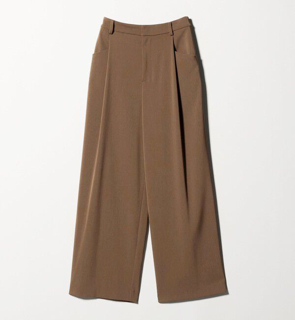 BEAUTY&YOUTH UNITED ARROWS「ポリエステルブレンド ツイルバックゴムパンツ」|スラックス|