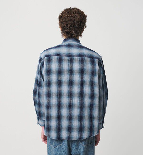 BEAUTY&YOUTH UNITED ARROWS「ドライ ネル オンブレ レギュラーカラー シャツ GRANDE型」|シャツ・ブラウス|