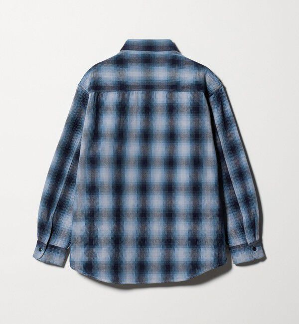 BEAUTY&YOUTH UNITED ARROWS「ドライ ネル オンブレ レギュラーカラー シャツ GRANDE型」|シャツ・ブラウス|