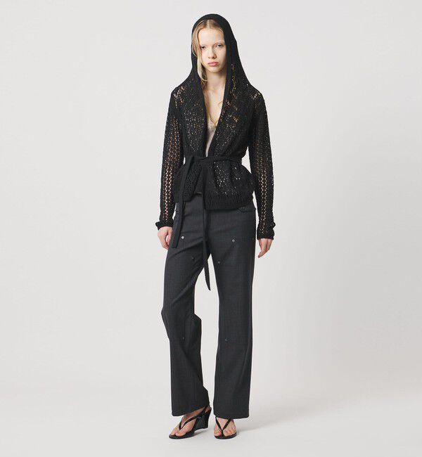 ATTISESSION「＜ATTISESSION＞フーディー ニット カーディガン」|カーディガン|