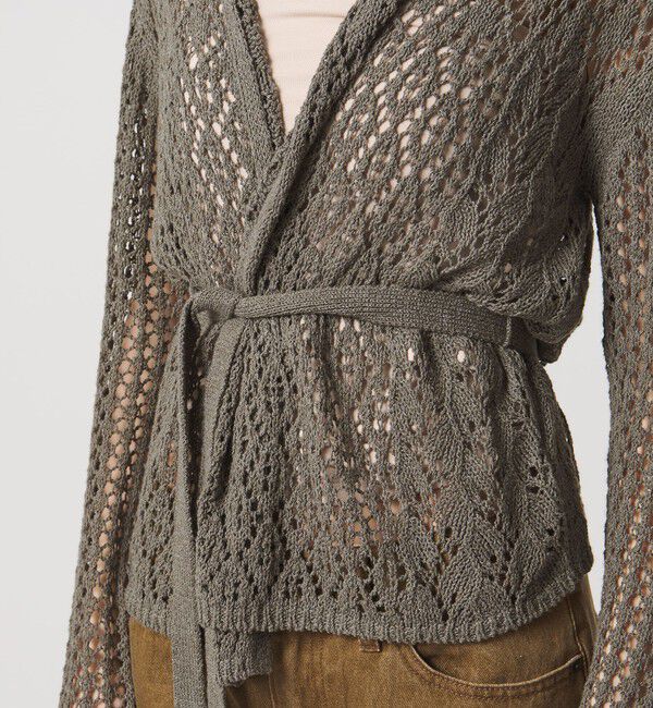 ATTISESSION「＜ATTISESSION＞フーディー ニット カーディガン」|カーディガン|