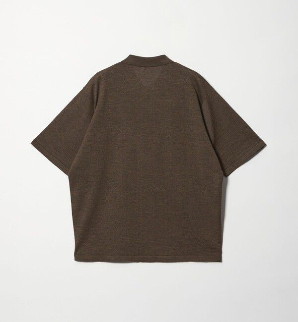 STEVEN ALAN「＜Steven Alan＞ 14G ラミー 2B ショートスリーブ ポロシャツ」|ニット・セーター|
