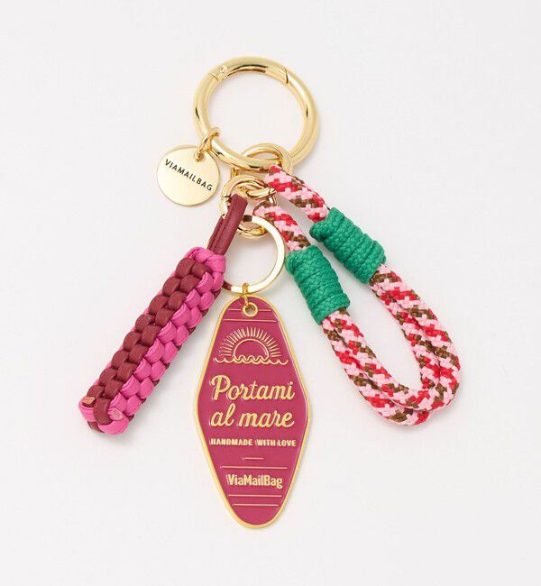 BEAUTY&YOUTH UNITED ARROWS「＜VIAMAILBAG＞プレート ロゴ チャーム」|キーケース|