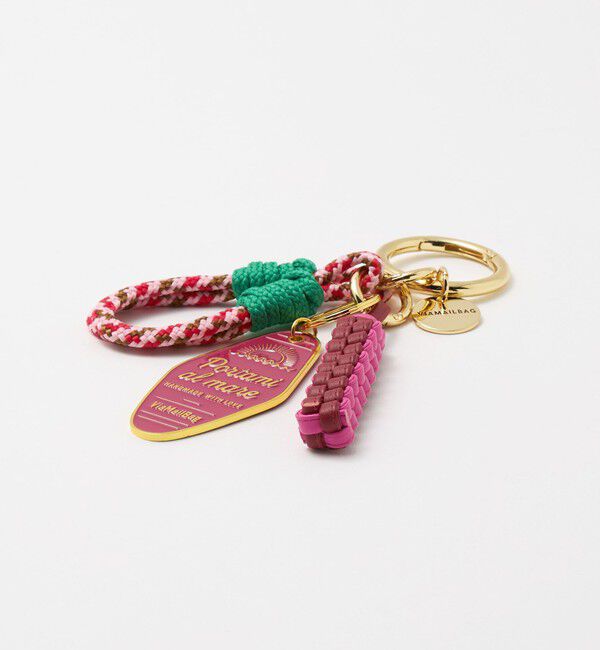 BEAUTY&YOUTH UNITED ARROWS「＜VIAMAILBAG＞プレート ロゴ チャーム」|キーケース|