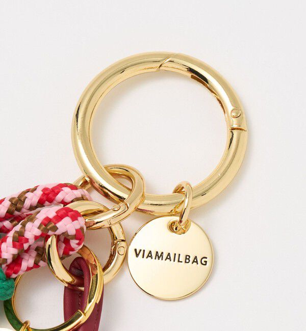 BEAUTY&YOUTH UNITED ARROWS「＜VIAMAILBAG＞プレート ロゴ チャーム」|キーケース|