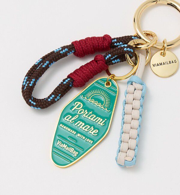 BEAUTY&YOUTH UNITED ARROWS「＜VIAMAILBAG＞プレート ロゴ チャーム」|キーケース|