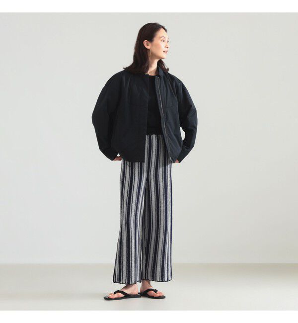 Demi-Luxe BEAMS 「Krochet / コットン クロシェ パンツ」|チノ|