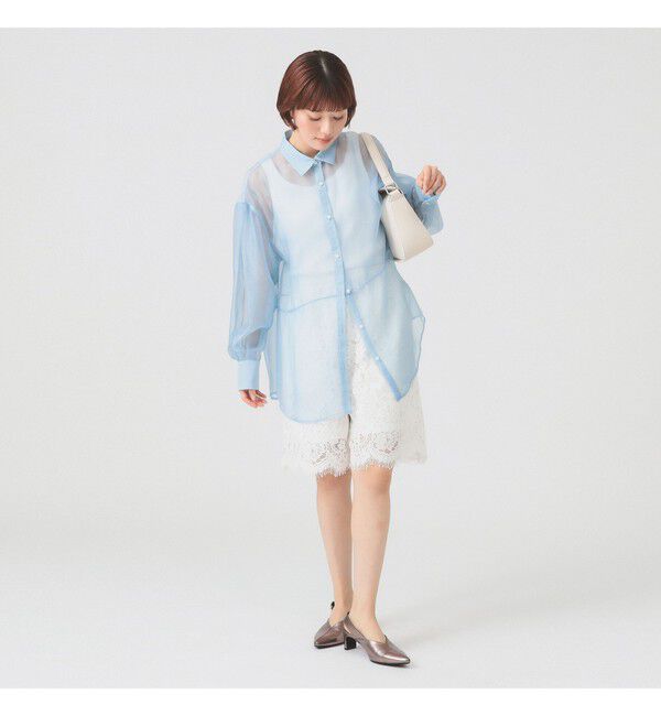 Ray BEAMS 「レース スカラヘム ハーフ パンツ」|その他|