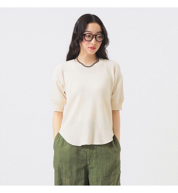 BEAMSBOY「ダメージ サーマル Tシャツ」|Tシャツ・カットソー|NATURAL