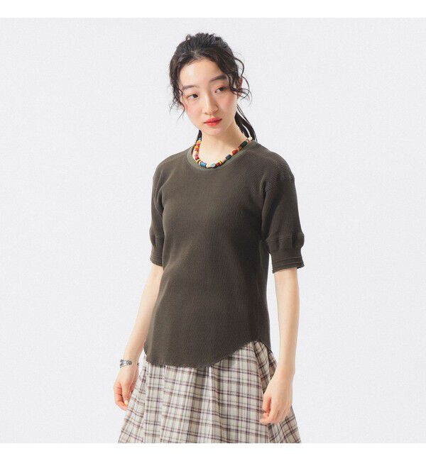 BEAMSBOY「ダメージ サーマル Tシャツ」|Tシャツ・カットソー|