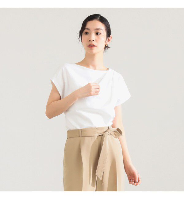 Demi-Luxe BEAMS 「アシンメトリー ドレープ プルオーバー」|Tシャツ・カットソー|