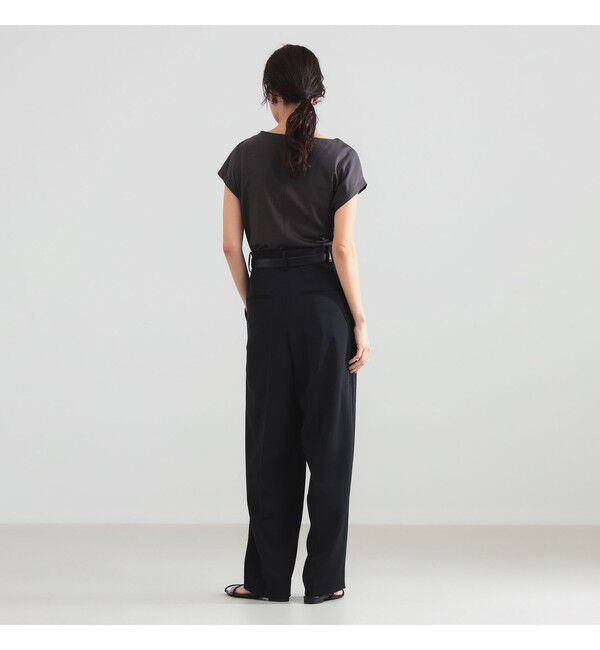 Demi-Luxe BEAMS 「アシンメトリー ドレープ プルオーバー」|Tシャツ・カットソー|