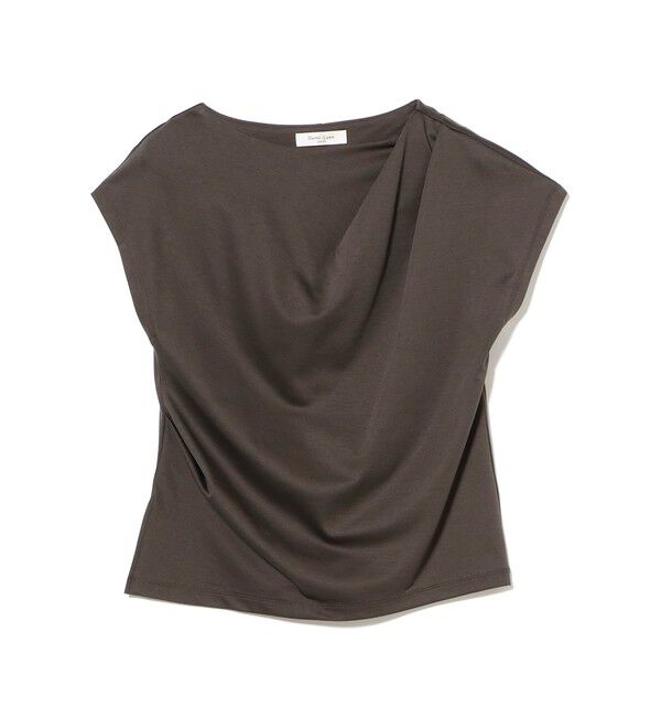 Demi-Luxe BEAMS 「アシンメトリー ドレープ プルオーバー」|Tシャツ・カットソー|