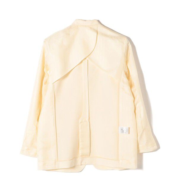 SHIPS for women「SHIPS Primary Navy Label:シングル ジャケット（WHITE）」|テーラードジャケット|