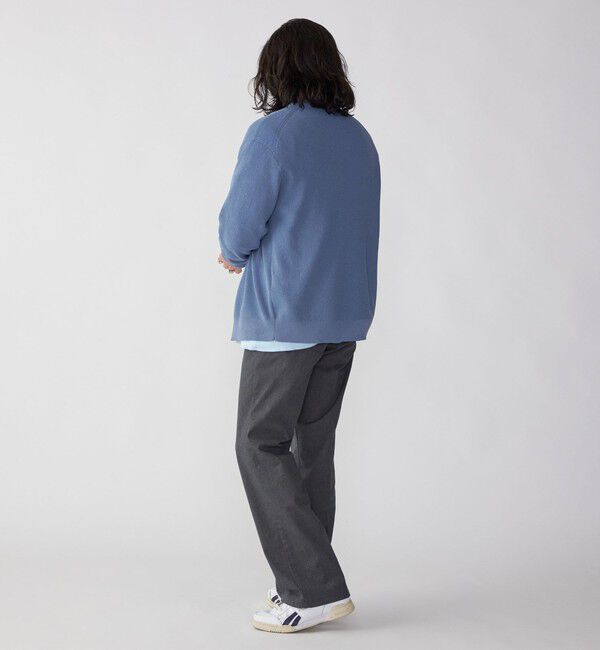 SHIPS「SHIPS: 〈手洗い可能〉12ゲージ ペーパーミックス ヤーン Vカーディガン」|カーディガン|