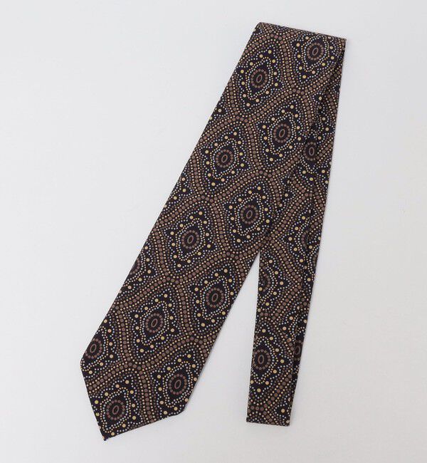 SHIPS「【SHIPS別注】Stefano cau: ペイズリー プリント ネクタイ」|ネクタイ・蝶ネクタイ|ライトブラウン