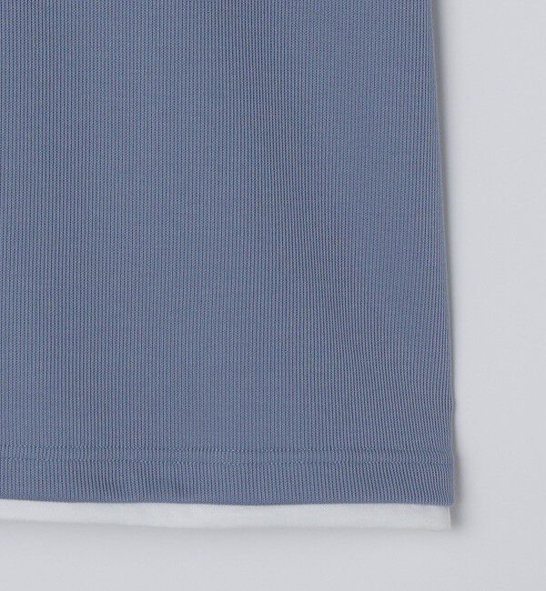 SHIPS Colors 「SHIPS Colors:〈手洗い可能〉フェイクレイヤード キーネック ショートスリーブ」|Tシャツ・カットソー|