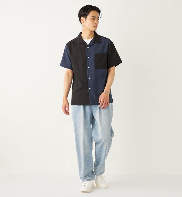 SHIPS Colors 「SHIPS Colors:ポリトロ オープンカラー シャツ(セットアップ対応可能)◇」|シャツ・ブラウス|