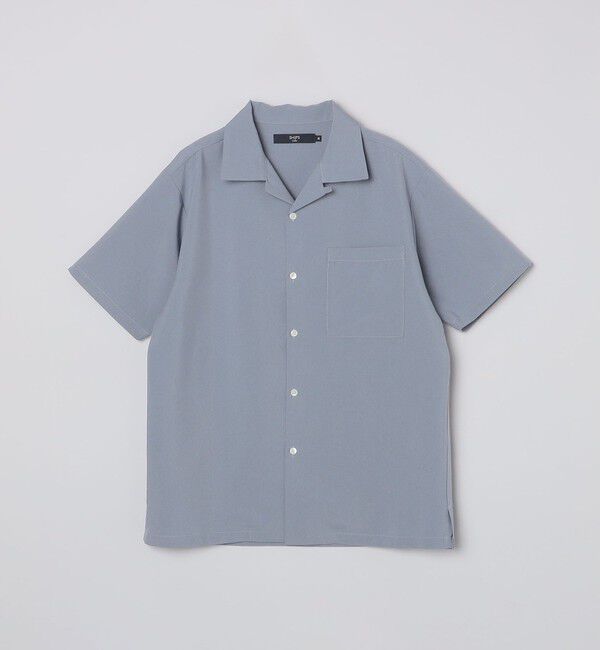 SHIPS Colors 「SHIPS Colors:ポリトロ オープンカラー シャツ(セットアップ対応可能)◇」|シャツ・ブラウス|