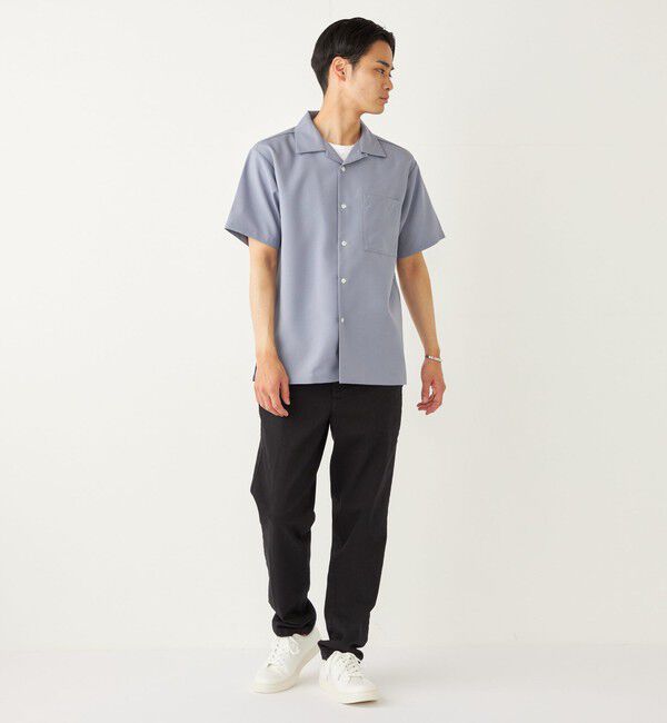 SHIPS Colors 「SHIPS Colors:ポリトロ オープンカラー シャツ(セットアップ対応可能)◇」|シャツ・ブラウス|