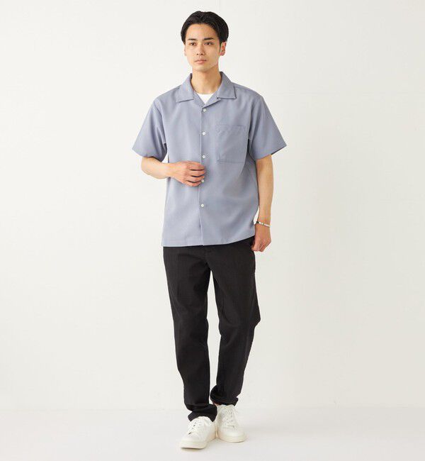 SHIPS Colors 「SHIPS Colors:ポリトロ オープンカラー シャツ(セットアップ対応可能)◇」|シャツ・ブラウス|