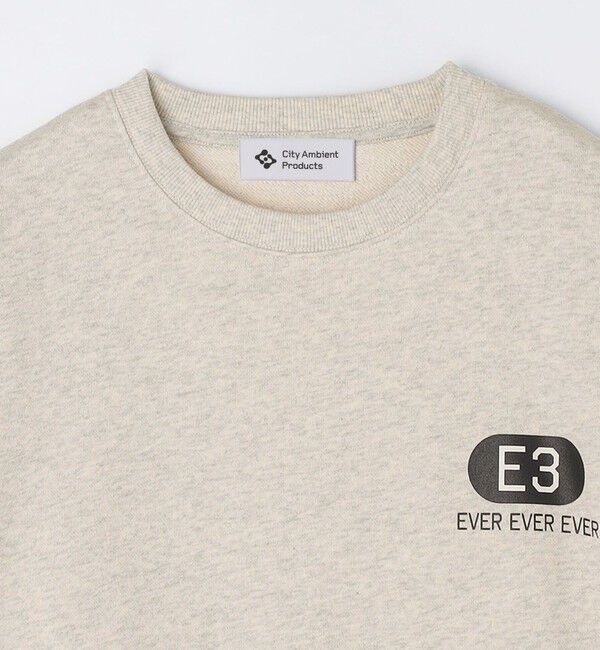 SHIPS「City Ambient Products: プリント クルーネック スウェット」|スウェット・ジャージ|