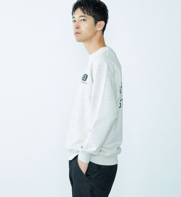 SHIPS「City Ambient Products: プリント クルーネック スウェット」|スウェット・ジャージ|
