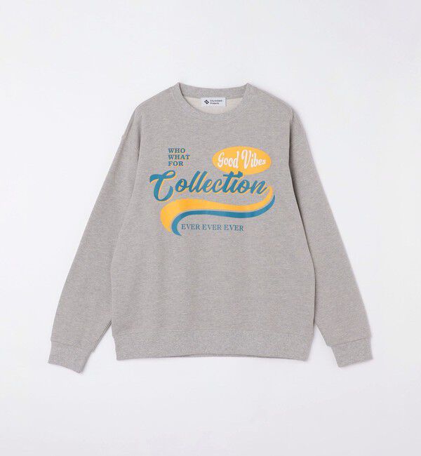 SHIPS「City Ambient Products: プリント クルーネック スウェット」|スウェット・ジャージ|