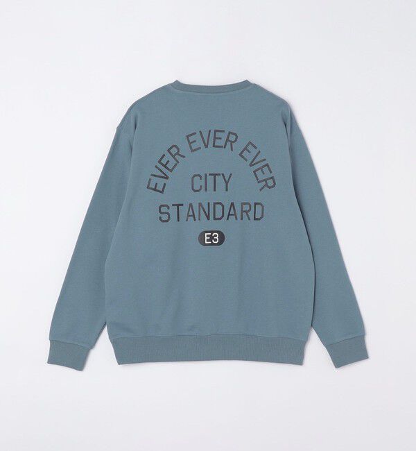 SHIPS「City Ambient Products: プリント クルーネック スウェット」|スウェット・ジャージ|