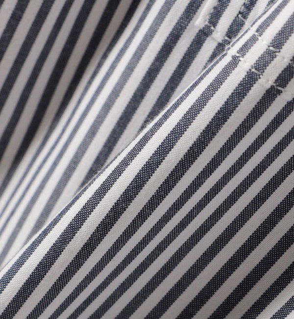 SHIPS for women「〈洗濯機可能〉ピン オックス 刺繍 クロップド シャツ」|シャツ・ブラウス|