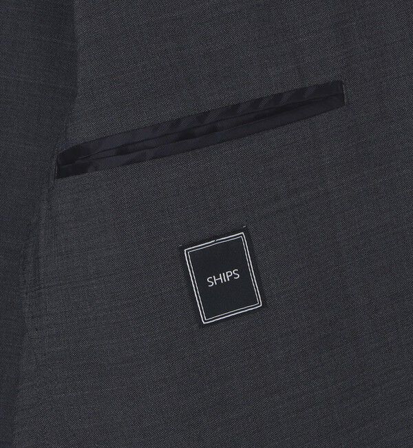 SHIPS「SHIPS:〈セットアップ対応〉ウォッシャブル セットアップ ピンヘッド ジャケット」|テーラードジャケット|