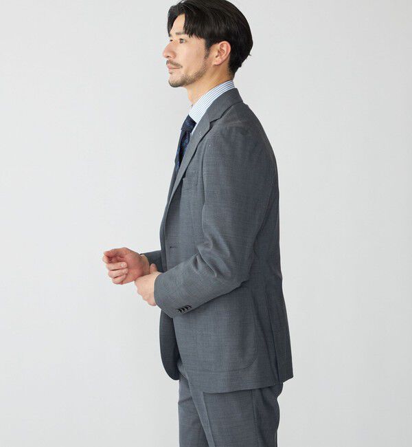 SHIPS「SHIPS:〈セットアップ対応〉ウォッシャブル セットアップ ピンヘッド ジャケット」|テーラードジャケット|