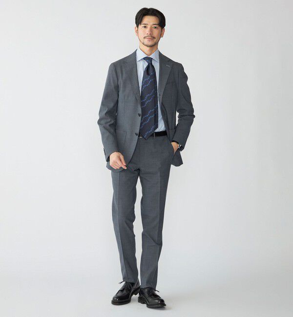 SHIPS「SHIPS:〈セットアップ対応〉ウォッシャブル セットアップ ピンヘッド ジャケット」|テーラードジャケット|