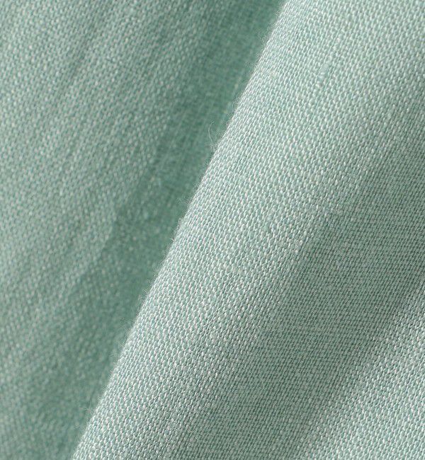 quaranciel「quaranciel:〈洗濯機可能〉リネン ミックス ワイド タック イージー パンツ」|スラックス|