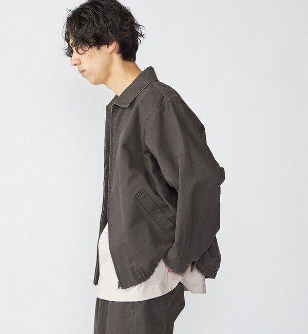 SHIPS「SHIPS: ストーン ウォッシュ コットン ブルゾン (セットアップ対応)」|ブルゾン・スタジャン|