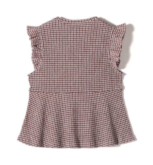 SHIPS for women「NINE CASE:〈手洗い可能〉フリル ノースリーブ トップス」|その他|