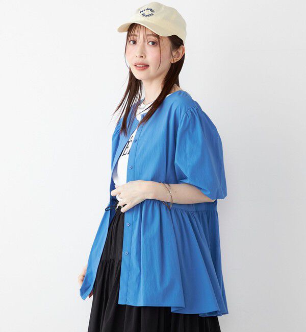 SHIPS Colors 「SHIPS Colors:〈接触冷感・UVカット・撥水〉マルチファンクション 羽織 シャツ◇」|シャツ・ブラウス|