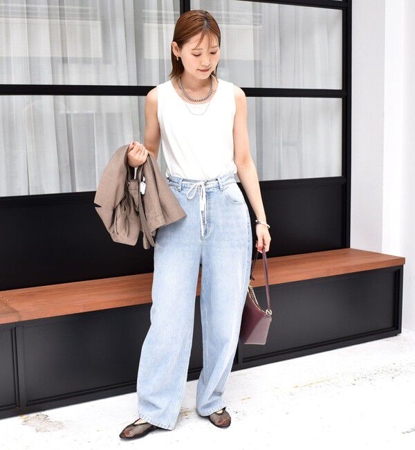 SHIPS for women「〈手洗い可能〉ポリエステル スノー ベロア 前後 2WAY タンクトップ」|タンクトップ|