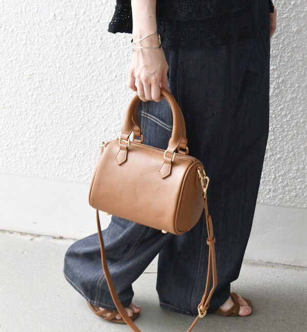 SHIPS any「VELETTO: 2WAY ショルダー ミニ ボストン バッグ」|ボストンバッグ|