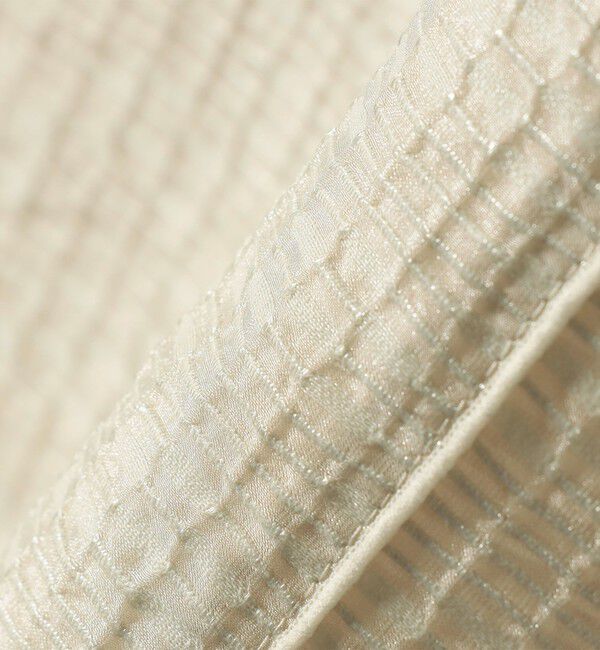 SHIPS for women「SHIPS Primary Navy Label:〈手洗い可能〉シアー ジャカード TEE ブラウス」|シャツ・ブラウス|