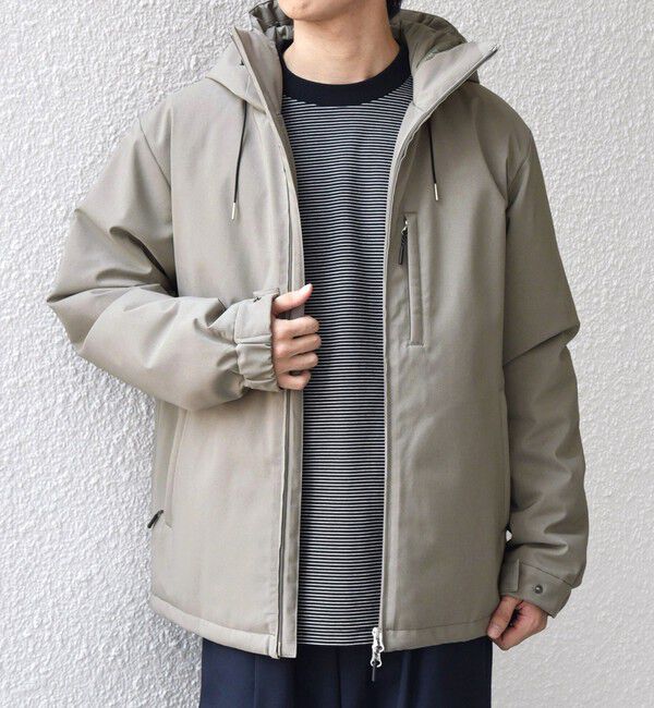 SHIPS any「【WEB限定】SHIPS any:〈手洗い可能/撥水〉ウールライク ユーティリティー 中綿 マウンテンパーカー◇」|その他|ベージュ