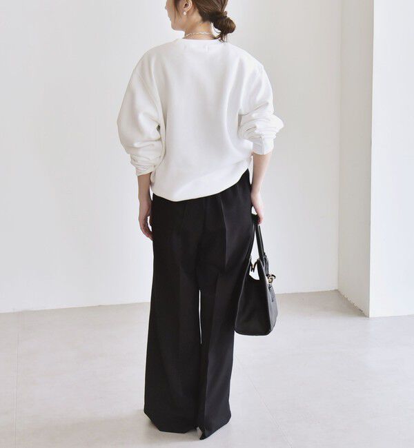 quaranciel「ANGE IN DISGUISE:〈手洗い可能〉デザイン ロゴ プリント スウェット」|スウェット・ジャージ|