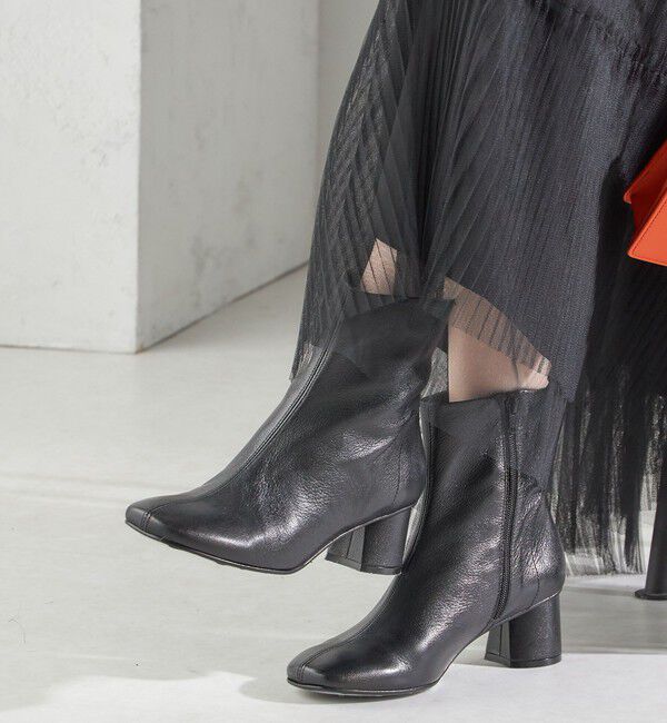 SHIPS for women「MARIAN: オブリーク トゥ ブーツ」|ショートブーツ|