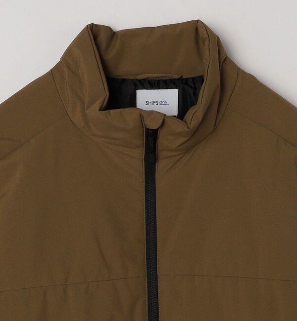 SHIPS any「【WEB限定】SHIPS any:〈撥水/防風/洗濯機可能〉オールウェザー SORONA(R) 中綿 スタンド ブルゾン◇」|ブルゾン・スタジャン|