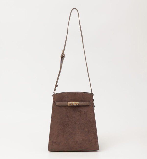 quaranciel「quaranciel: ベルトデザイン スクエア ショルダー バッグ」|ショルダー・メッセンジャー|