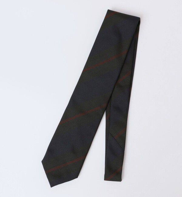 SHIPS「【SHIPS別注】TUDOR ROSES: シルク レジメンタル ネクタイ」|ネクタイ・蝶ネクタイ|ネイビー